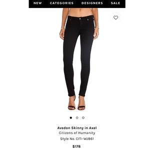 CITIZENS OF HUMANITY, Avedon Stick Skinny leg, 25